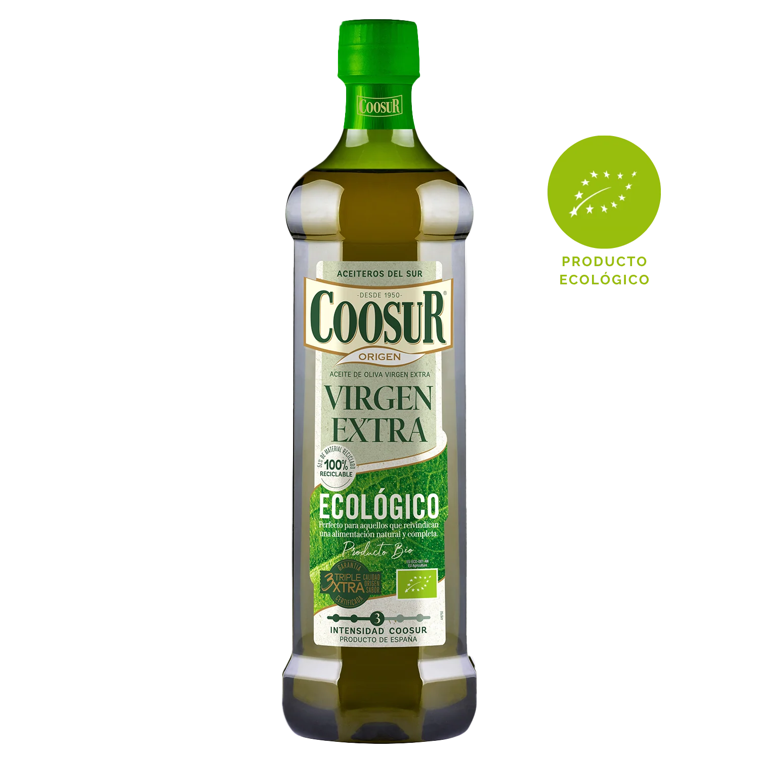 Aceite de Oliva Virgen Extra Ecológico 1L