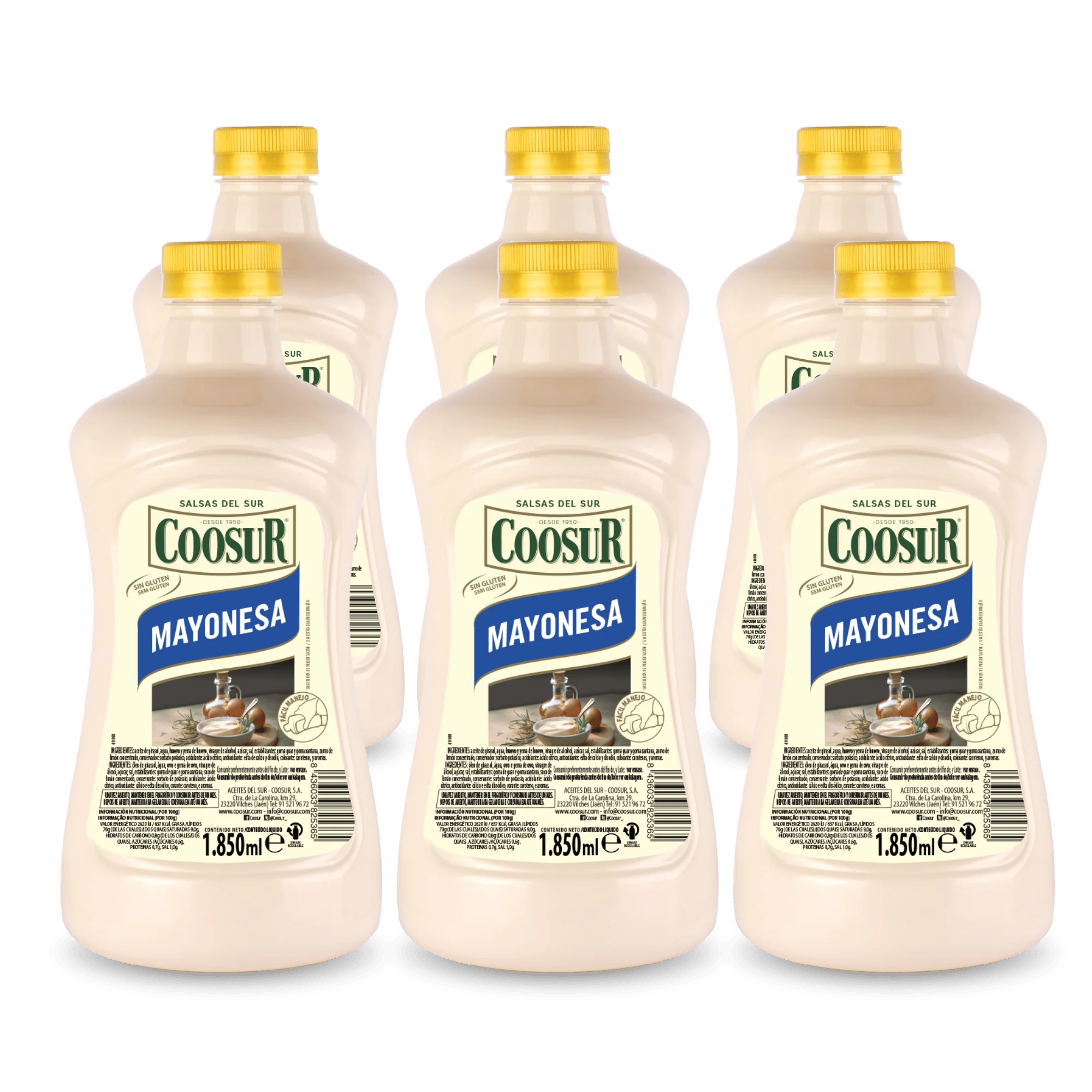 Pack de 6 x 1850 ml Mayonesa Coosur - Image 2
