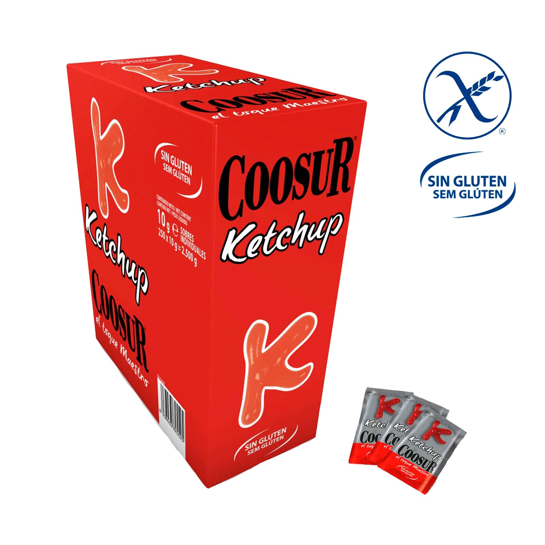 Caja de 250 Monodosis de Kétchup 10 gramos - Image 3