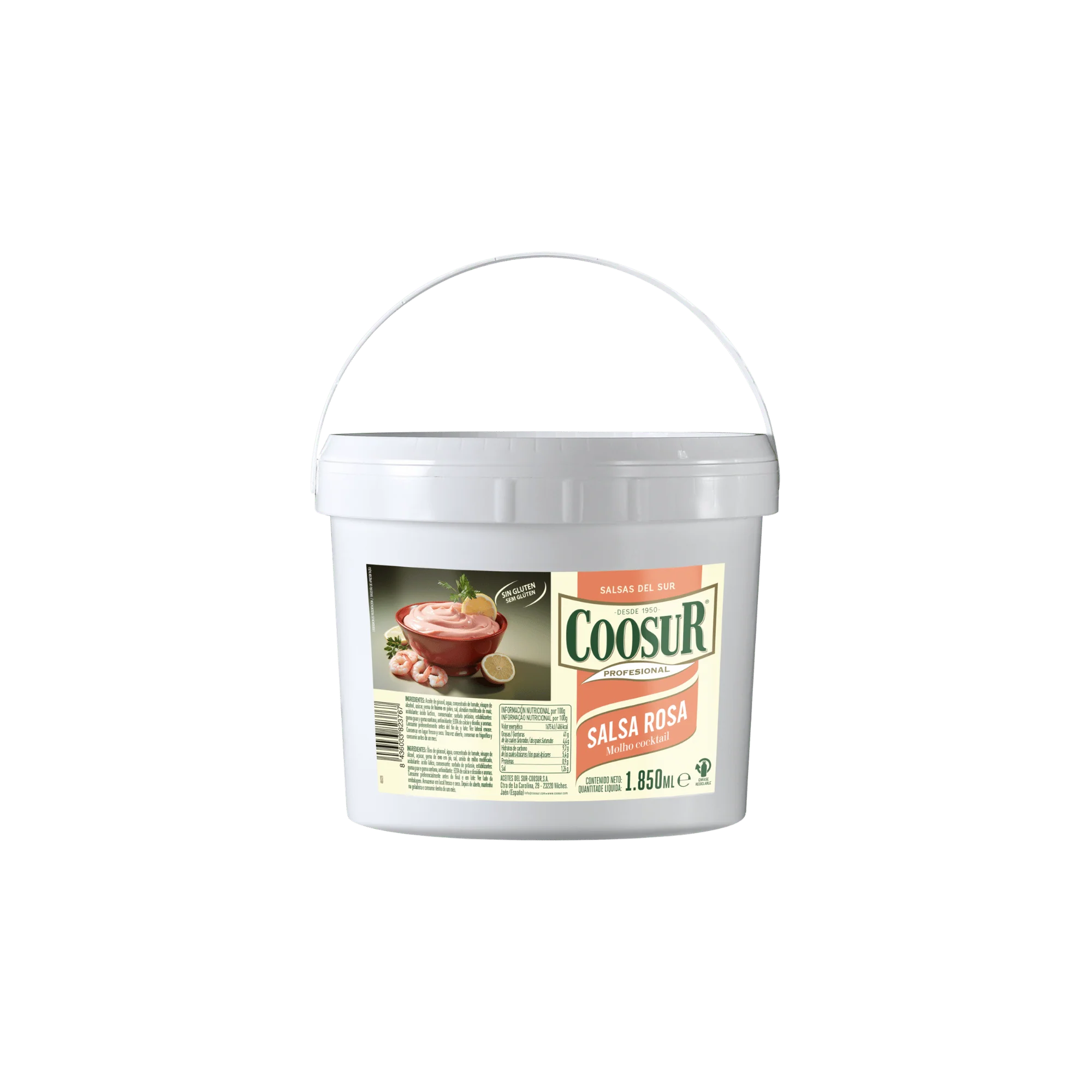 Salsa rosa 1850 gramos Coosur
